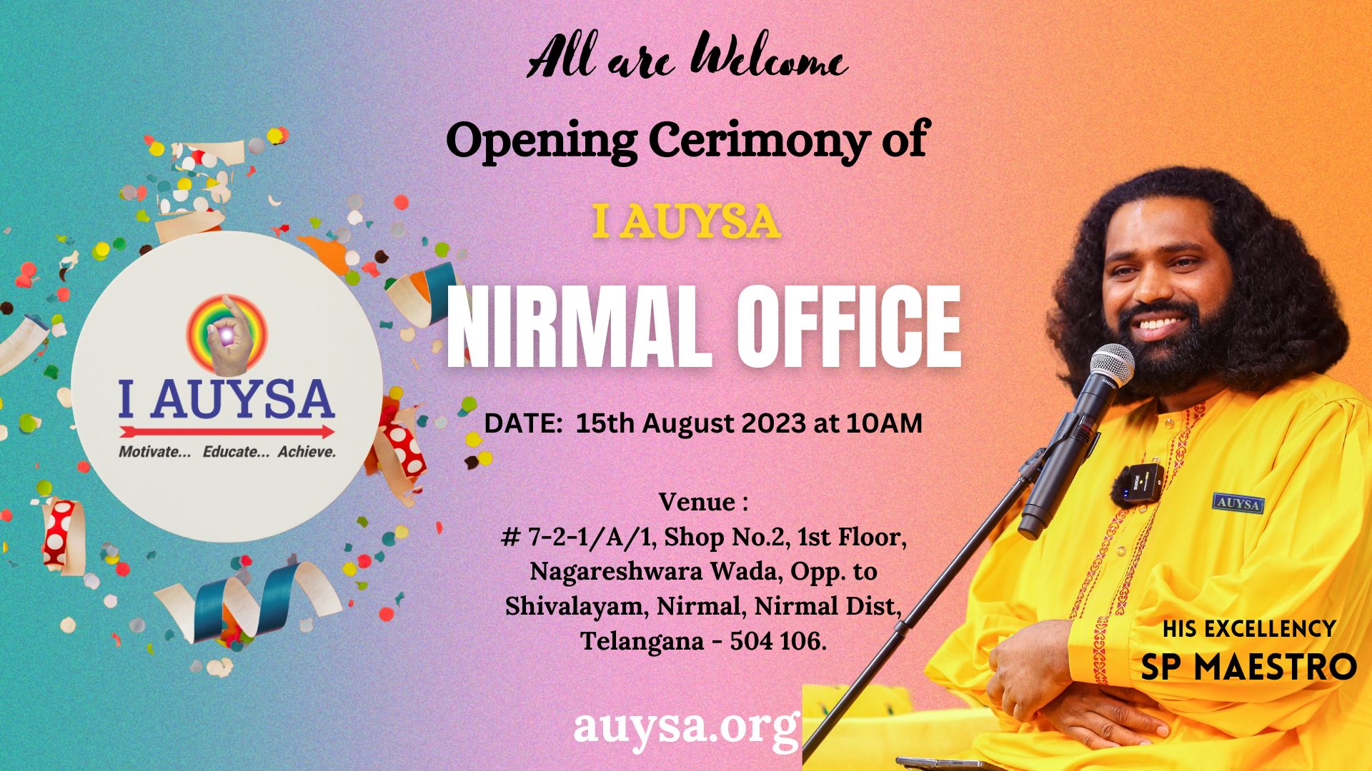 I AUYSA Nirmal Office Opening Ceremony