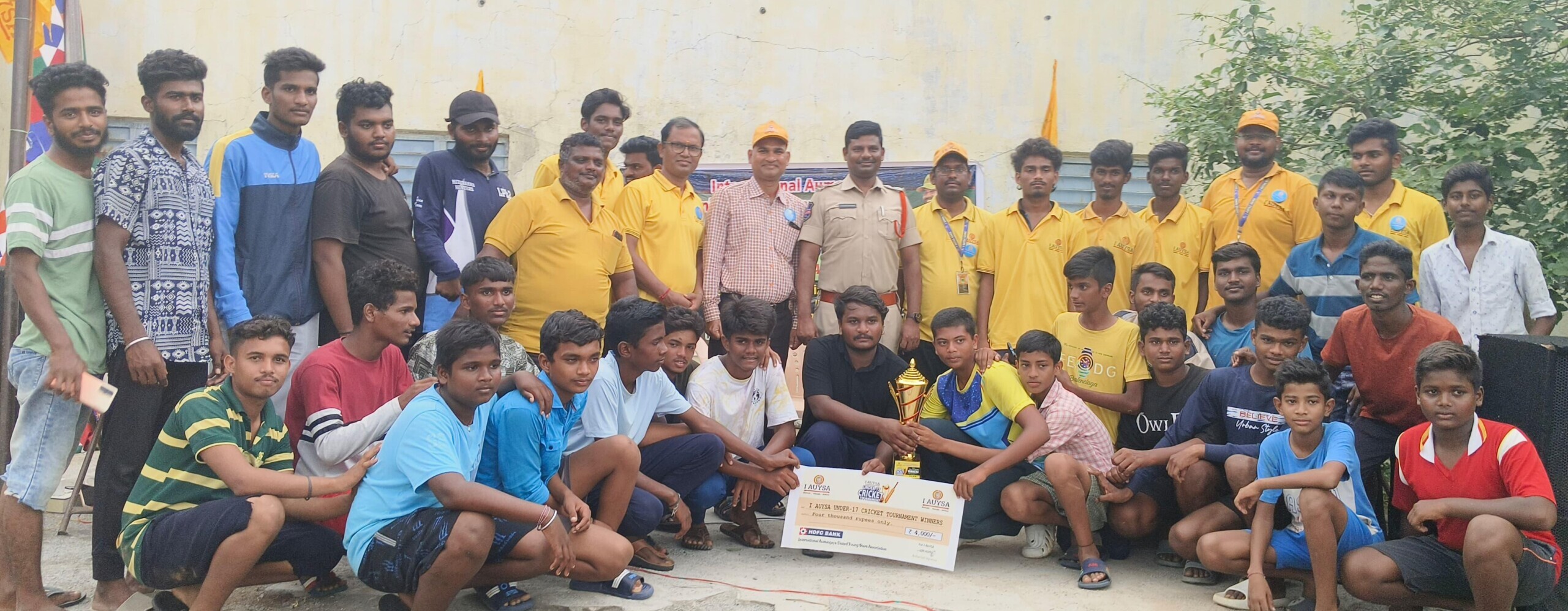 under - 17 Tournament Winners, Sree Hanuman Vayamashala