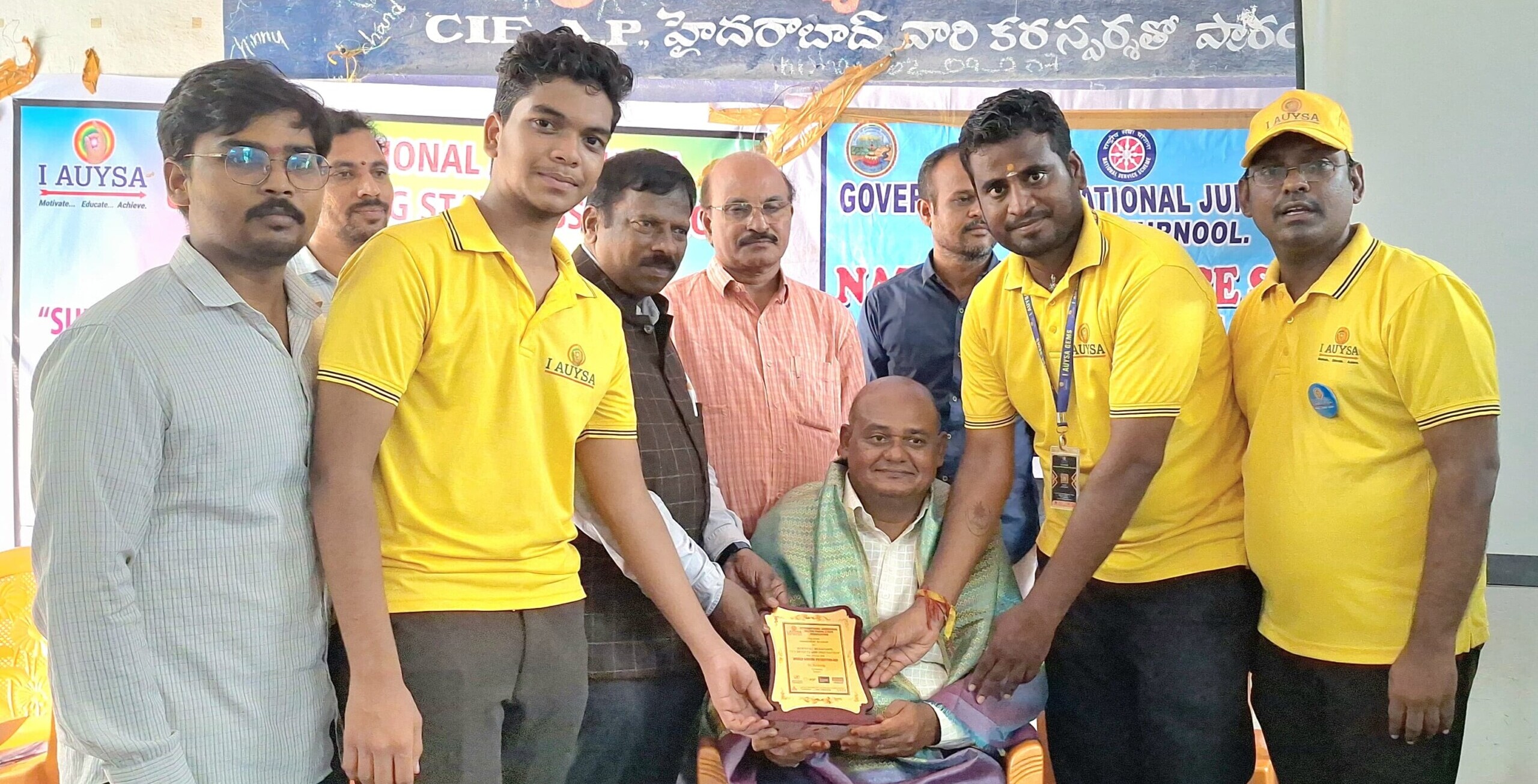 Felicitation to Dr. S. Nagaswamy Naik