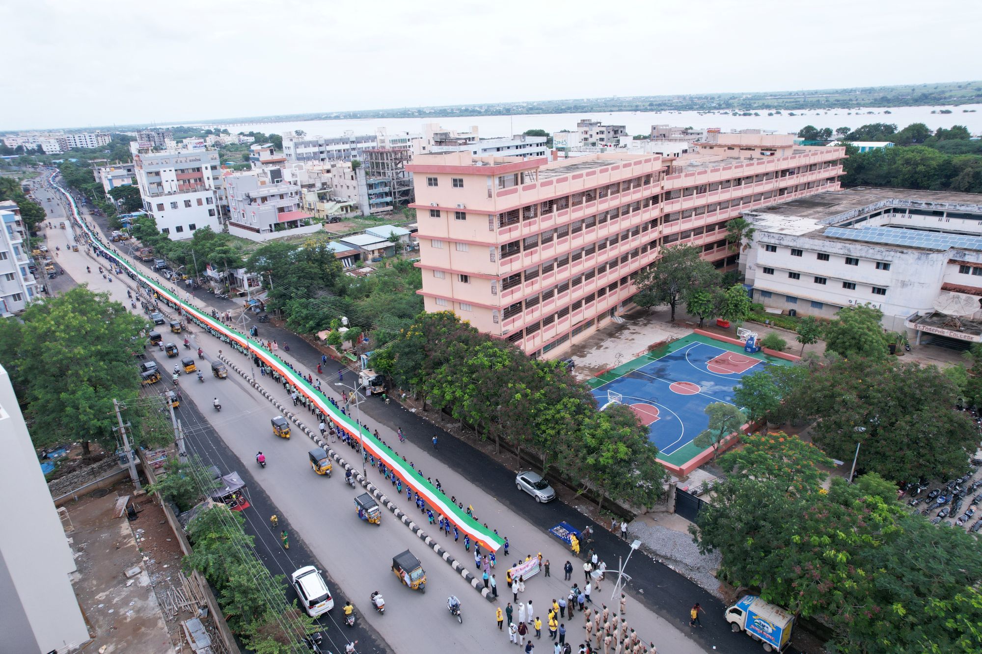 I AUYSA longest Indian Flag rally