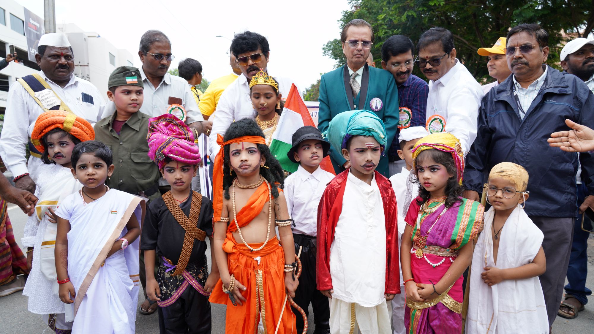 I AUYSA longest Indian Flag rally