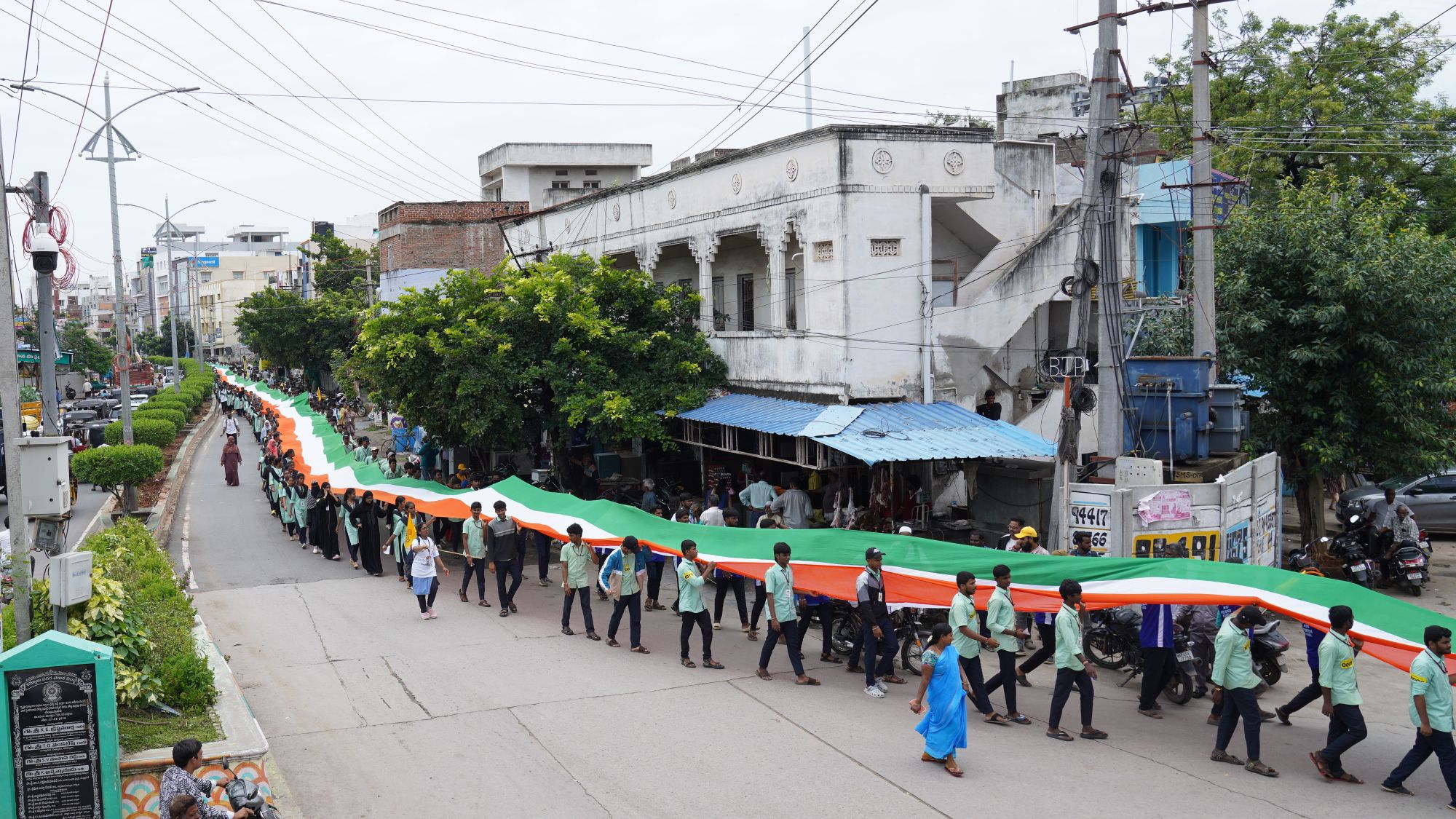 I AUYSA longest Indian Flag rally